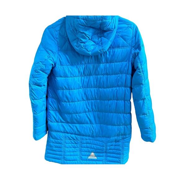 L. L. Bean Down Filled Blue Quilted Puffer Coat, VGUC, Sz Girls L (14-16) (14B) - Picture 2 of 7